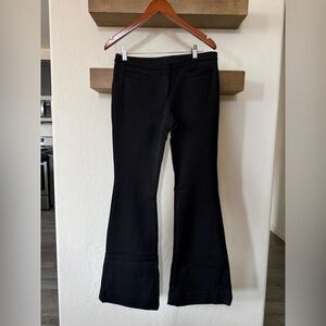 Burberry|Classic wide leg flared black trousers•••Quality Luxury piece,size 28